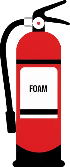 Foam extinguisher